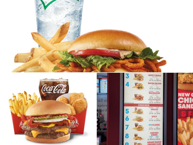 Wendy's Menu