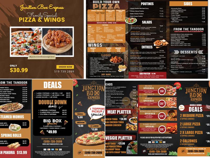 JUNCTION BOX EXPRESS Menu