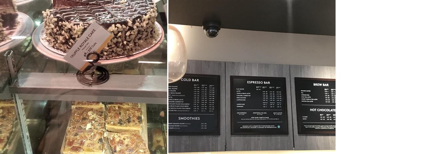 Second Cup Café Menu