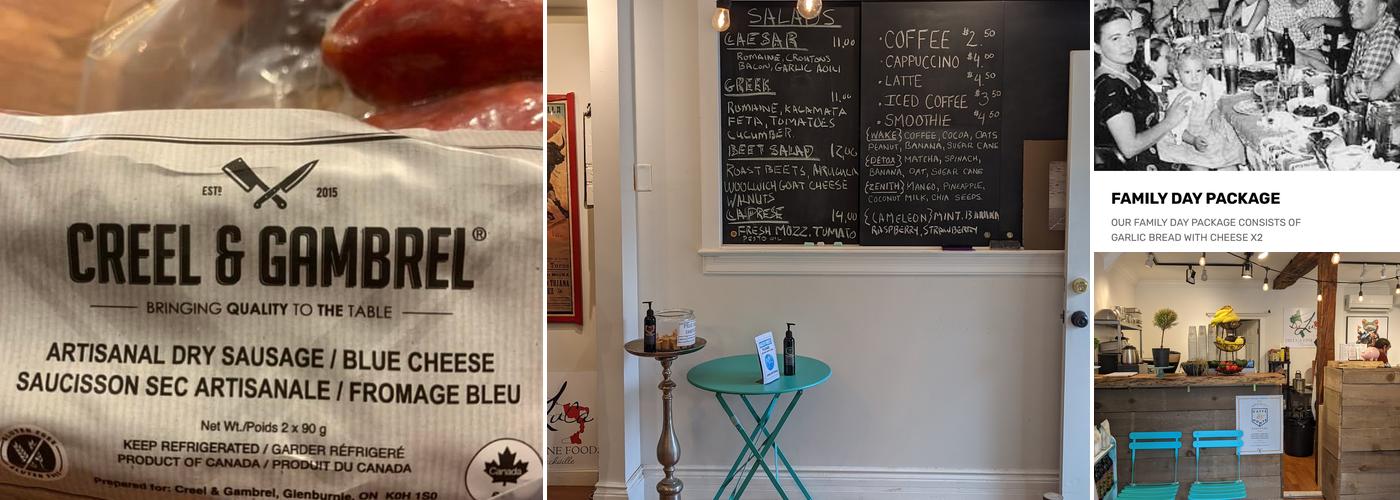 DiLuCa Fine Foods Smiths Falls Menu