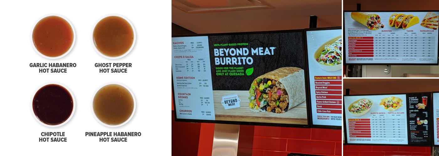 Quesada Burritos & Tacos Menu