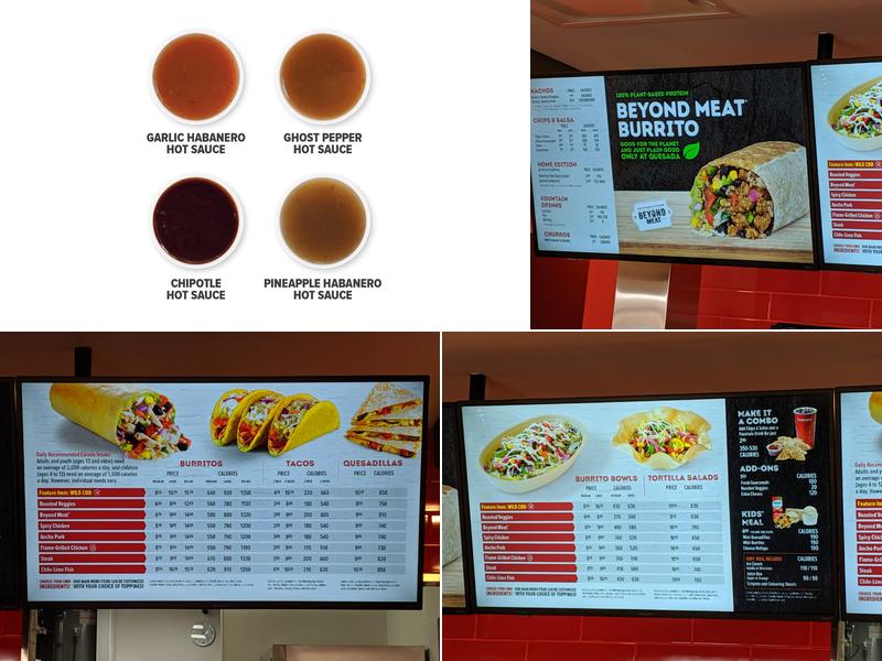 Quesada Burritos & Tacos Menu