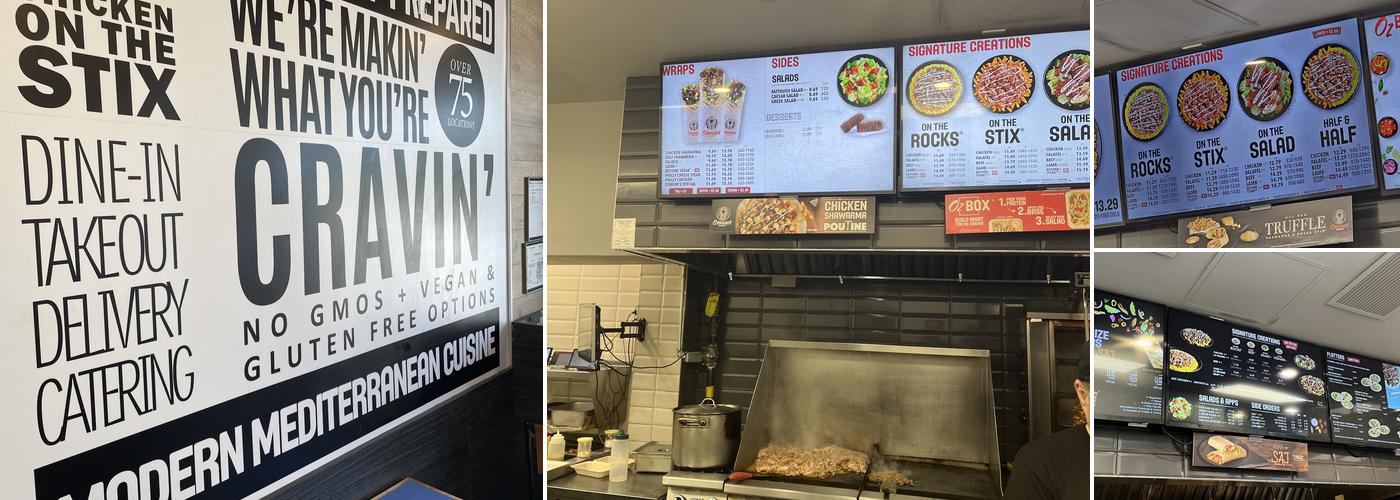 Osmow's Shawarma Menu