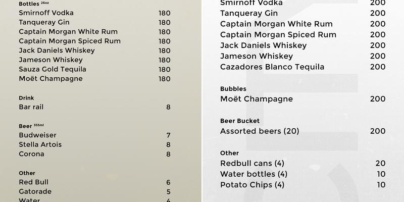 City At Night Menu