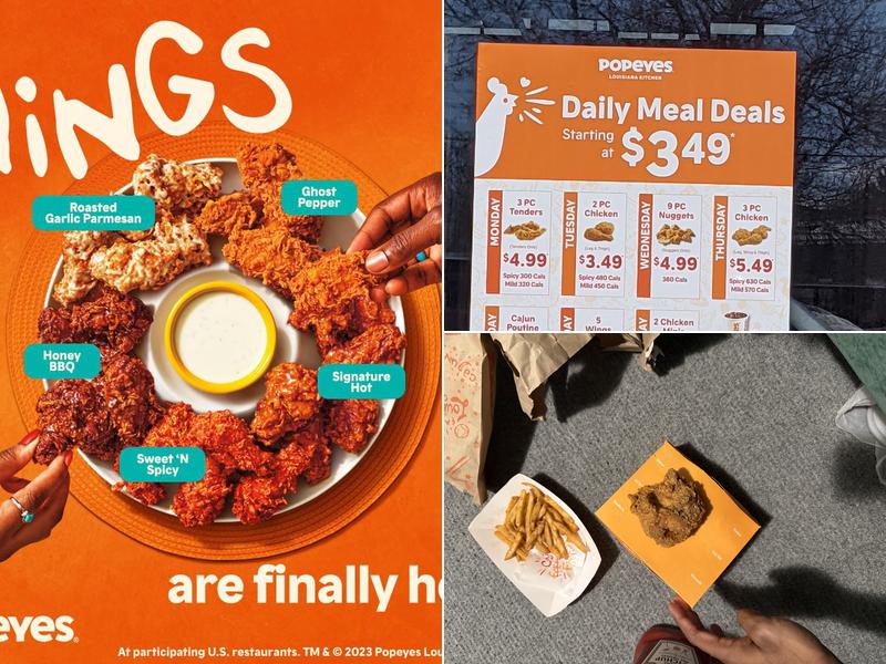 Popeyes Louisiana Kitchen Menu