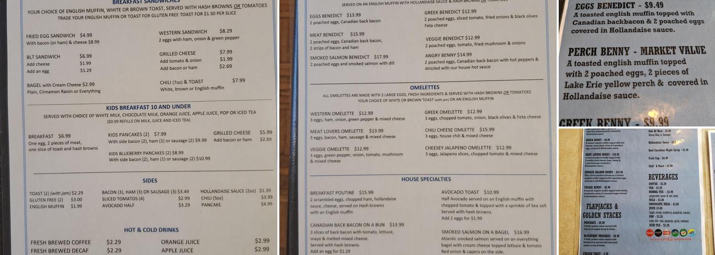 That Breakfast Place Menu