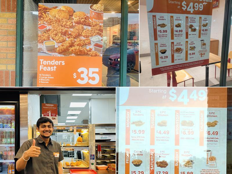 POPEYES LOUISIANA KITCHEN Menu