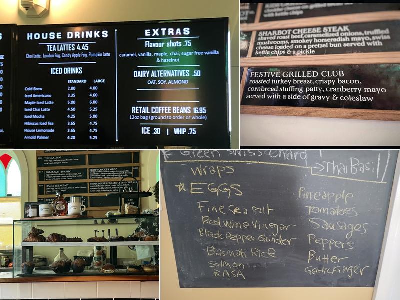 Cardinal Cafe & Shop Inc. Menu