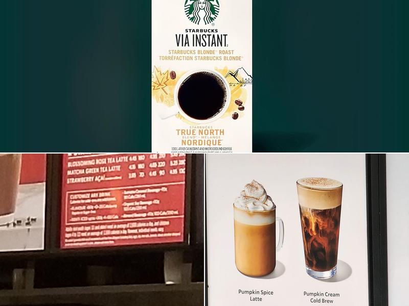 Starbucks Menu