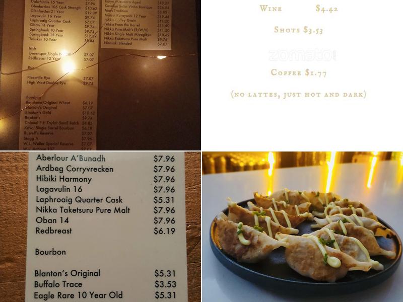 Bathurst Local Menu