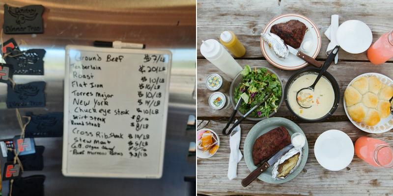 Cowboy Dinner Tree Menu