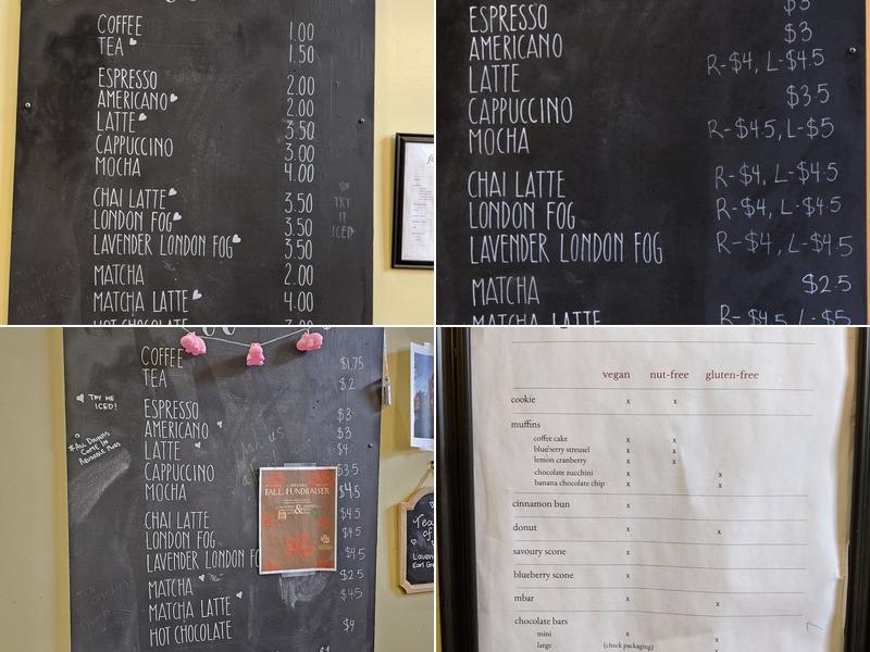 Caffiends Menu