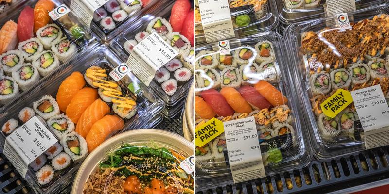 Bento Sushi Menu