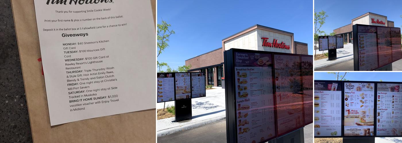 Tim Hortons Menu