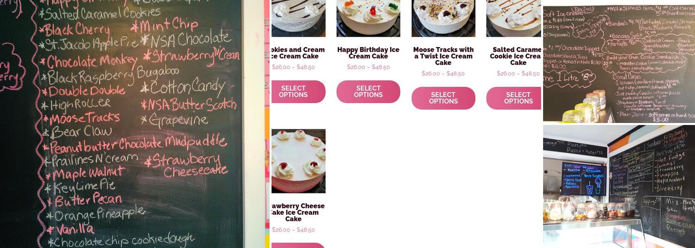 iScreams Menu