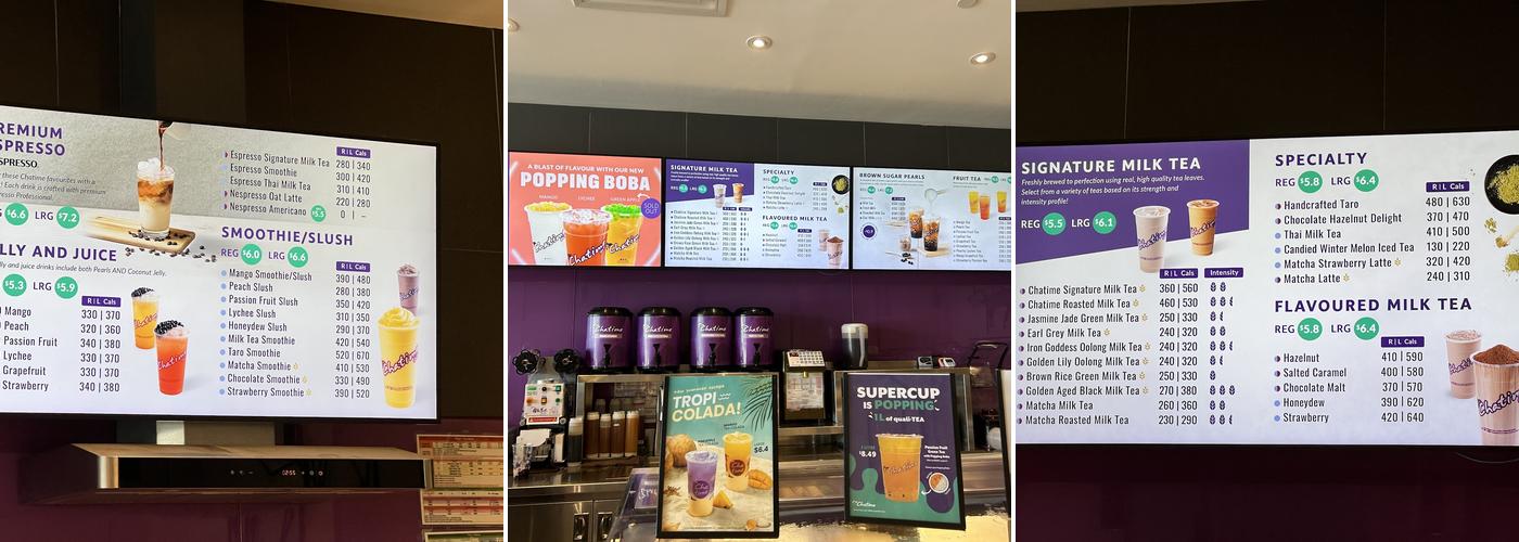 Chatime Menu