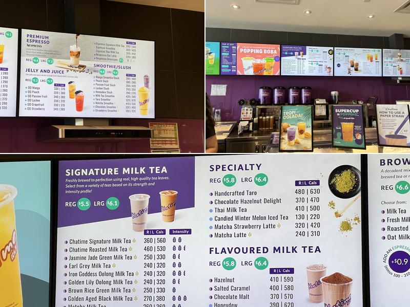 Chatime Menu
