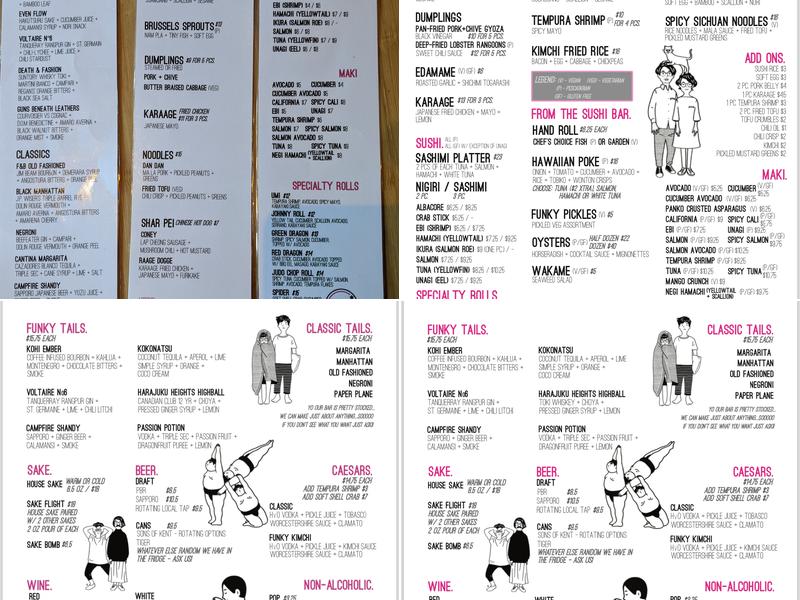 Funky Chow Kitchen Menu