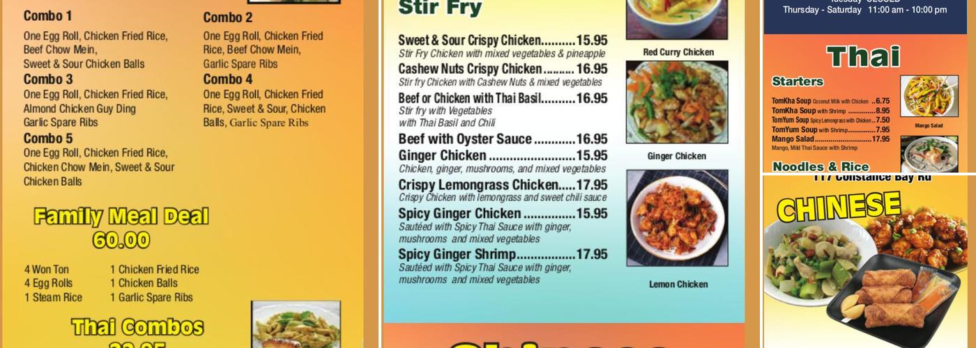 Happy Times Pizza Menu