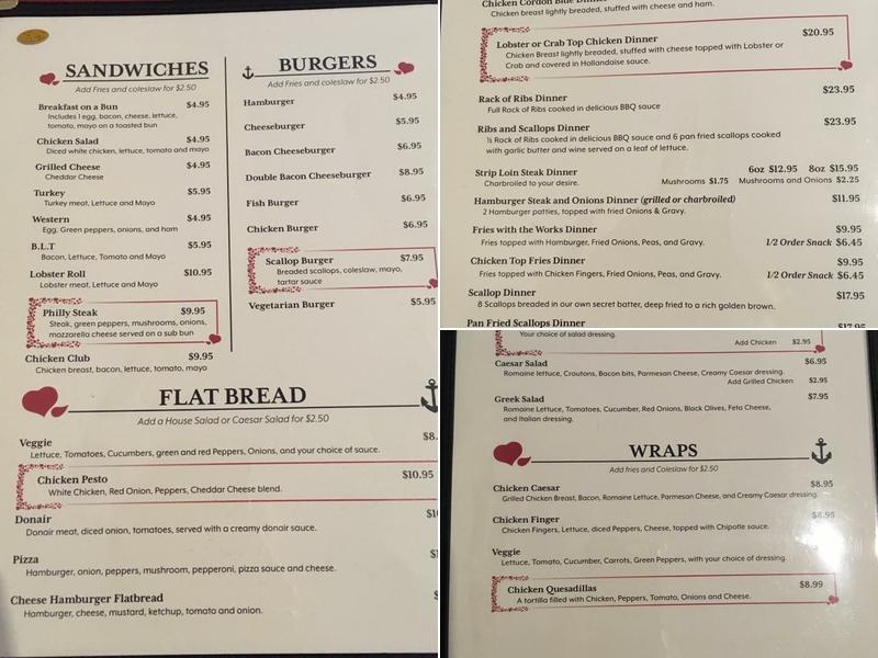 Our Family Traditions Menu