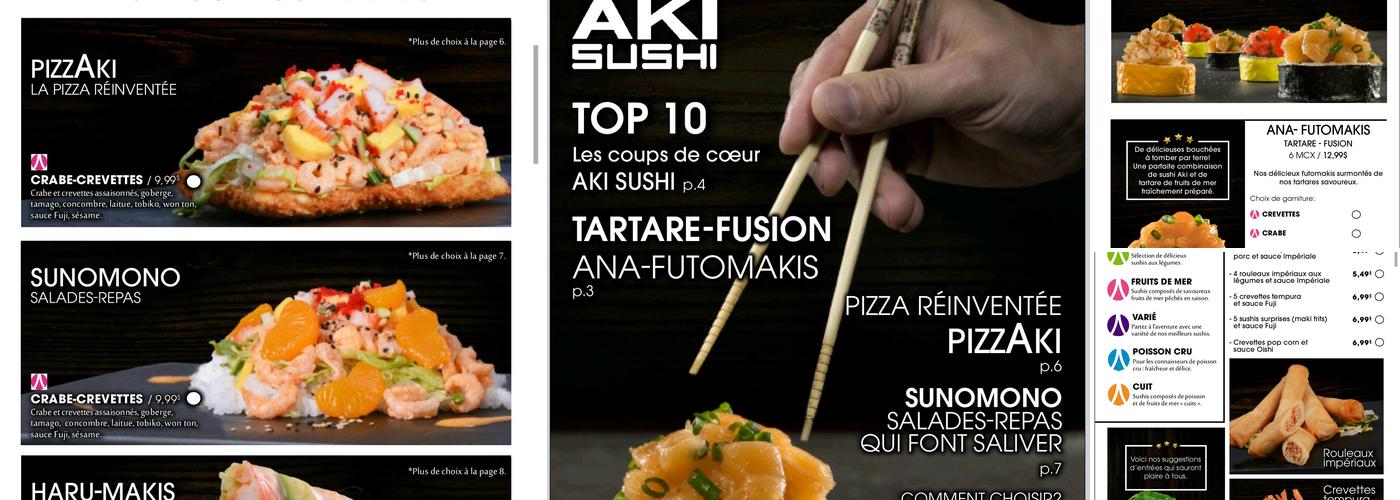 Aki Sushi Menu