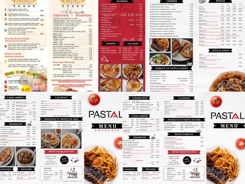 Restaurant Pastali Menu