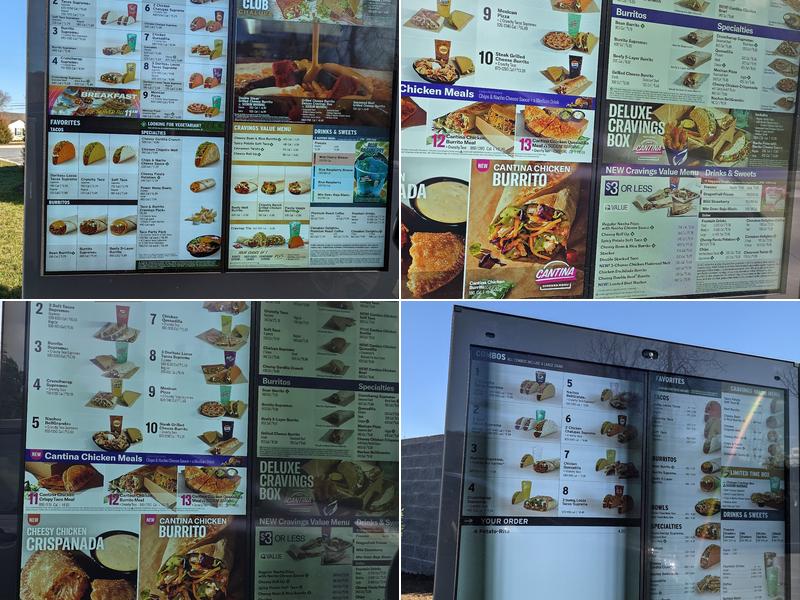 Taco Bell Menu