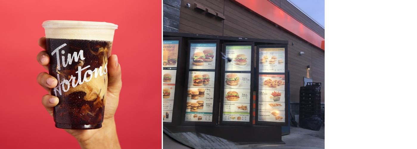 Tim Hortons Menu