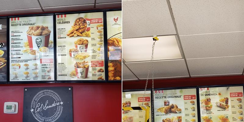 KFC Menu