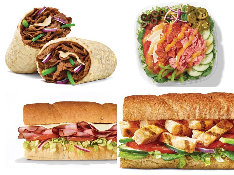 Subway Menu