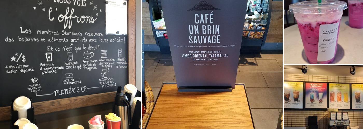 Starbucks Menu