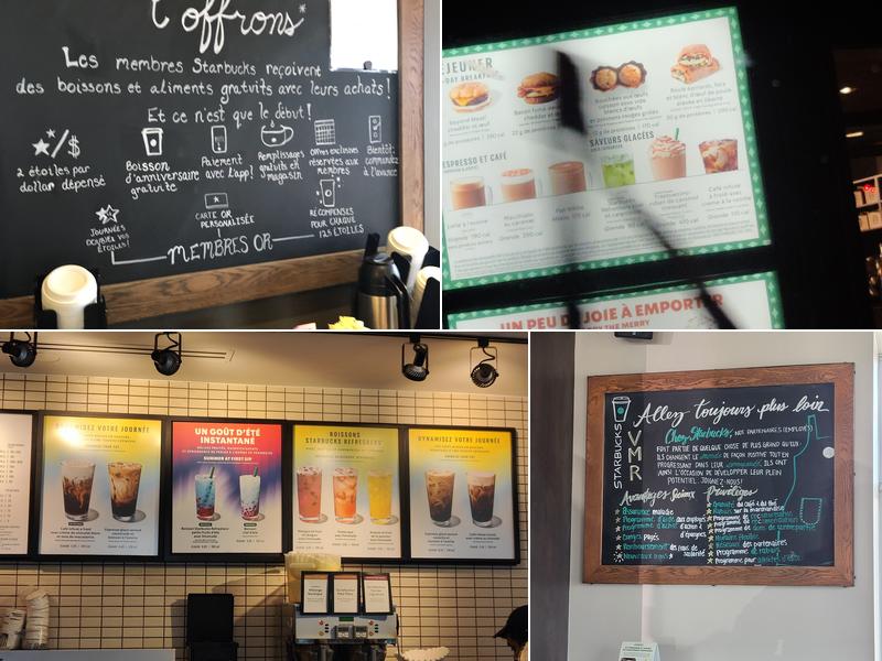 Starbucks Menu