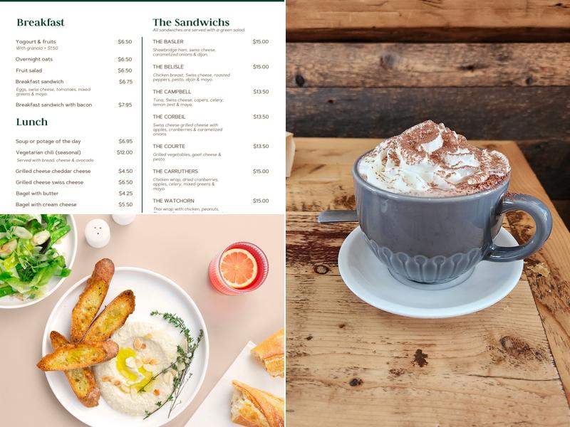 Mickey's Café Menu