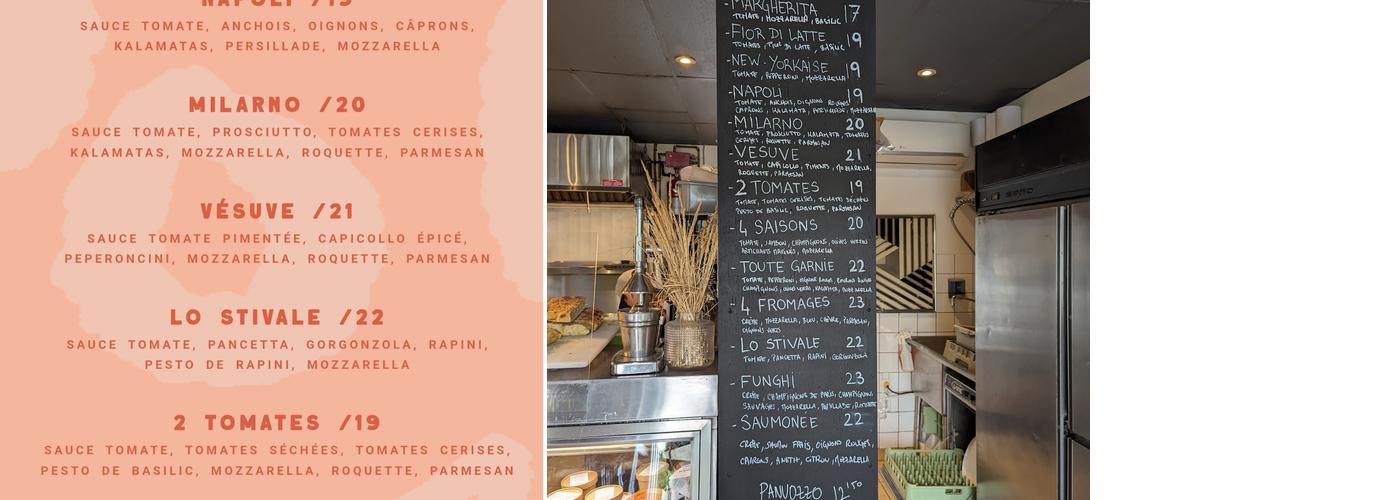 Aux 2 Tomates Menu