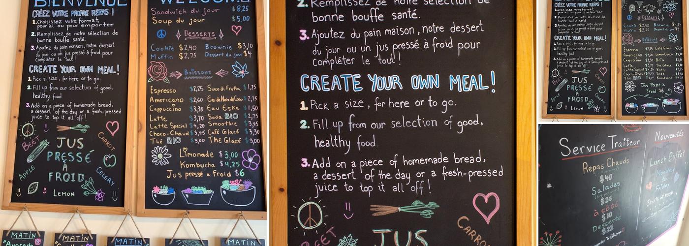 Caffè della Pace Menu