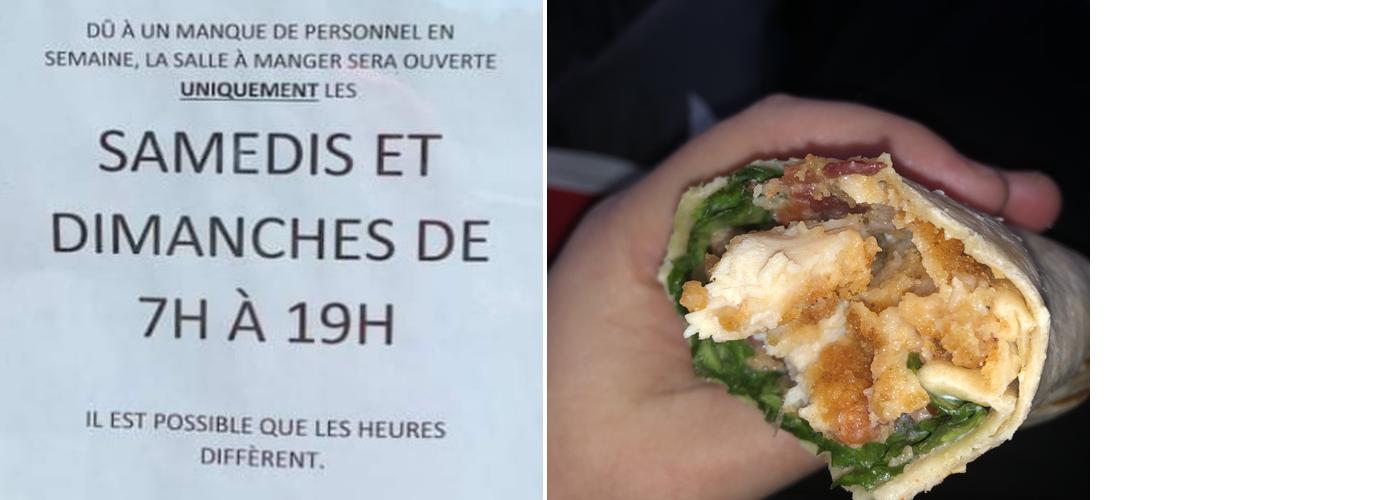 Tim Hortons Menu