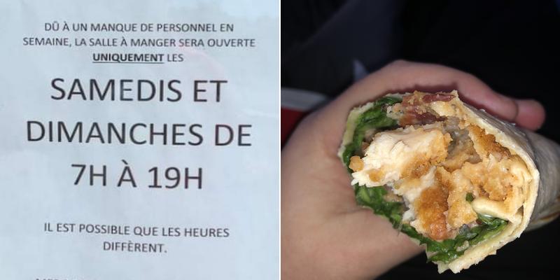 Tim Hortons Menu
