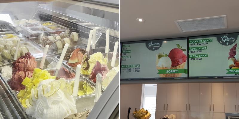 The Creamery Saint-Eustache, Milk Bar Menu