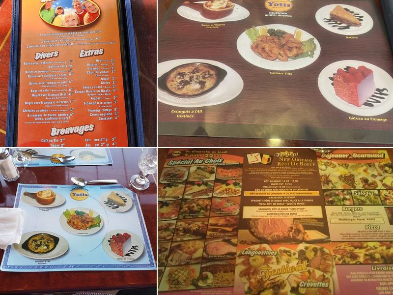 Restaurant Yotis Menu