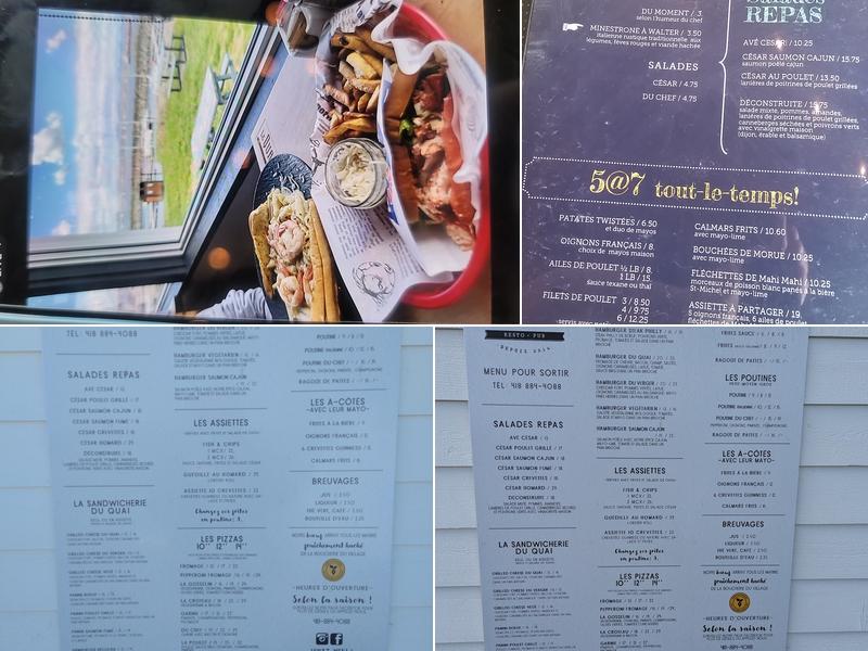 Le Quai Resto-Pub Menu