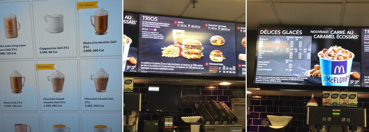 McDonald's Menu