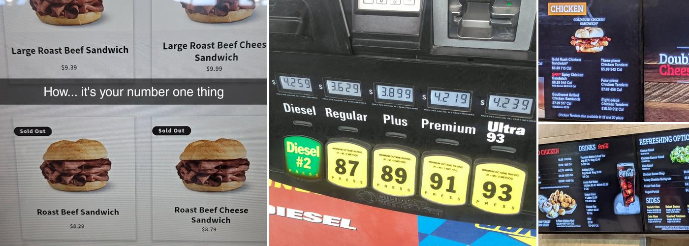 Roy Rogers (Inside Turnpike) Menu