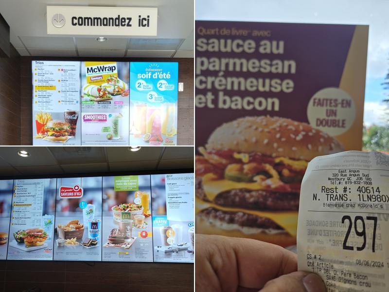 McDonald's Menu