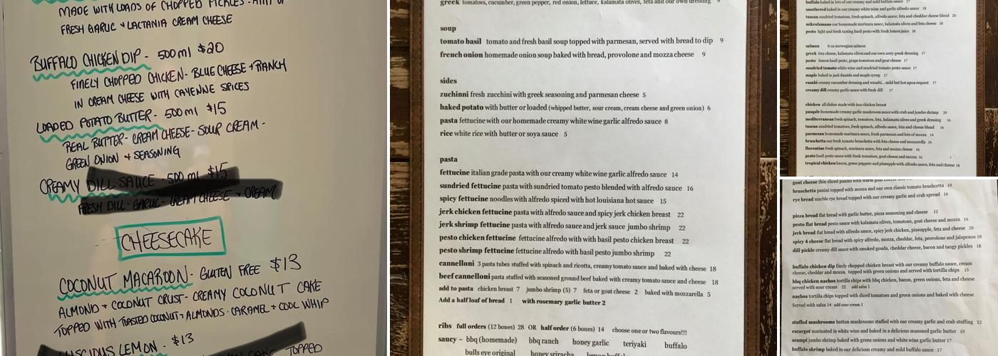 Olive Branch Bistro Menu