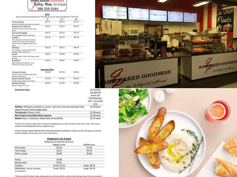 I & P Home Baked Goodness Ltd Menu