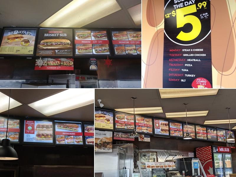 MR.SUB Menu