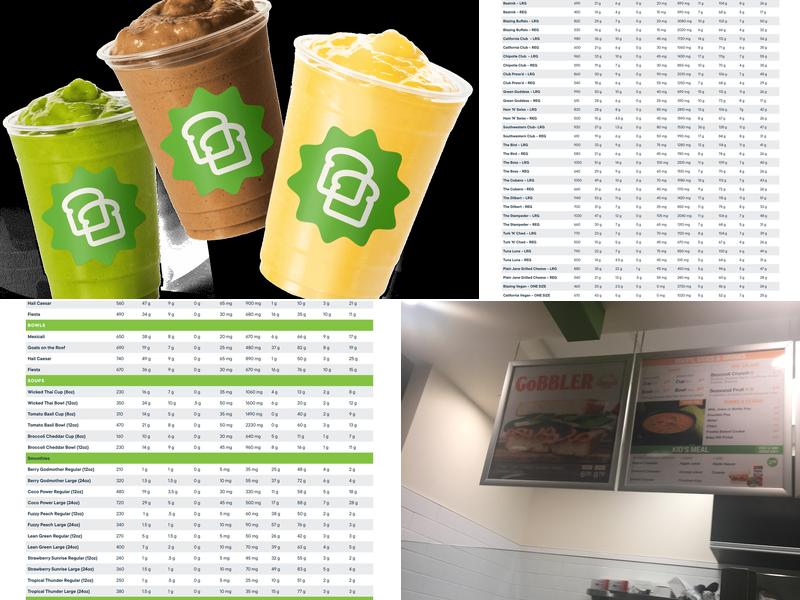 Press'd Sandwich Shop Menu