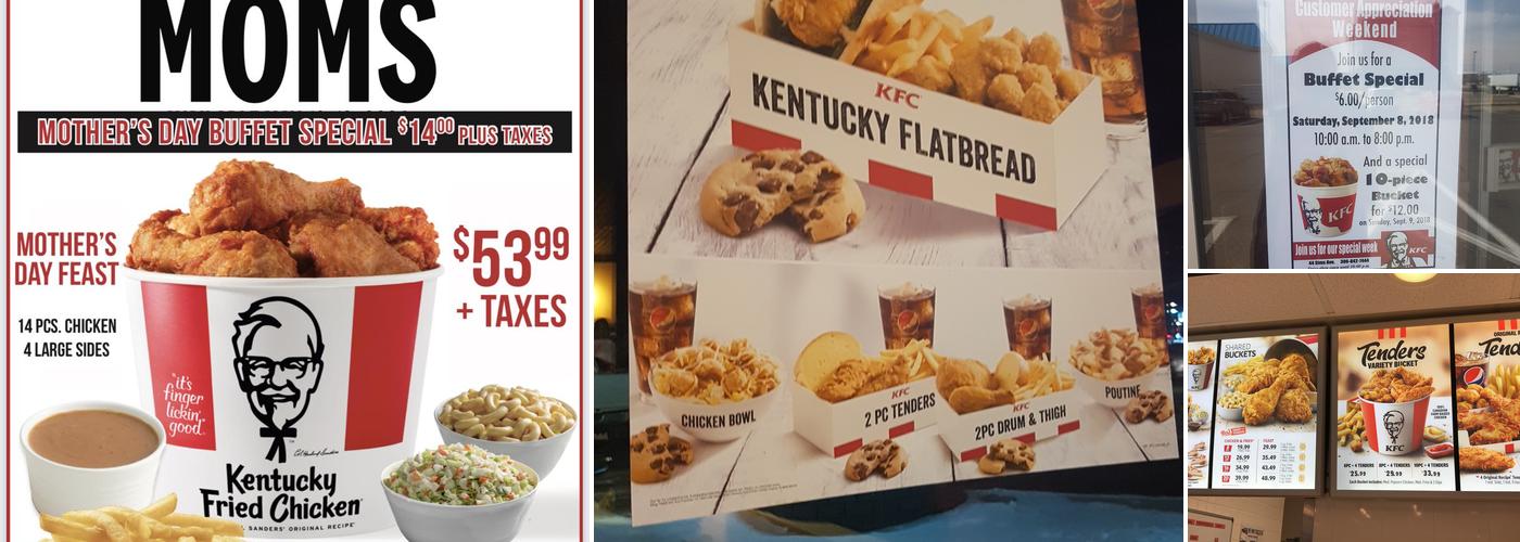 KFC Menu