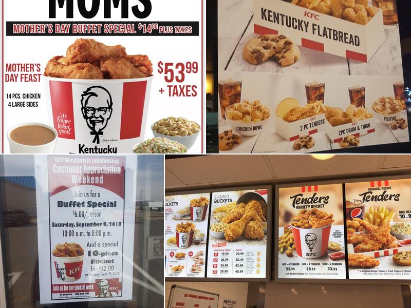 KFC Menu