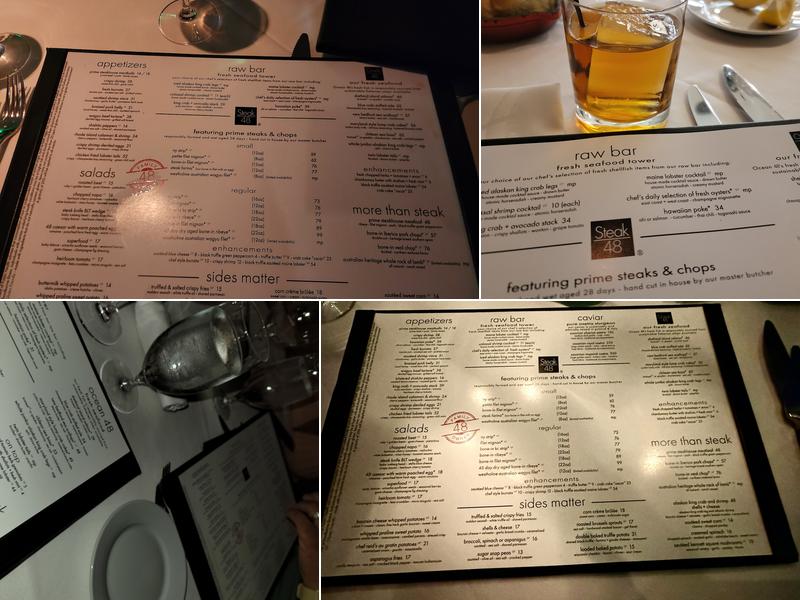 Steak 48 Menu
